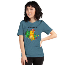 Load image into Gallery viewer, It Wasn’t Me Christmas Cat Unisex t-shirt
