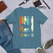 Load image into Gallery viewer, Horses Keep Me Stable Unisex t-shirt
