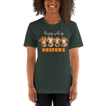 Load image into Gallery viewer, Hanging with My Heifers Unisex t-shirt (Darker Colors)
