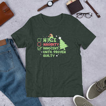Load image into Gallery viewer, Innocent Until Proven Guilty Unisex t-shirt
