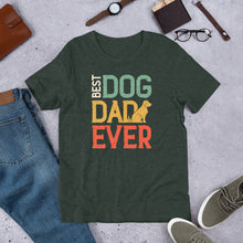 Load image into Gallery viewer, Best Dog Dad Ever Unisex t-shirt
