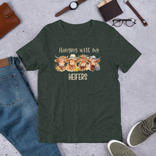 Load image into Gallery viewer, Hanging With My Heifers (Dark Colors) Unisex t-shirt
