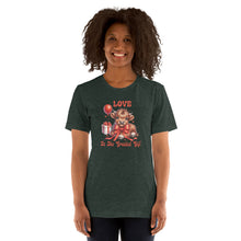 Load image into Gallery viewer, Love Is The Greatest Gift (highland cow) Unisex t-shirt
