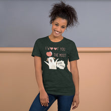 Load image into Gallery viewer, I Woof You The Most Unisex t-shirt
