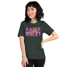 Load image into Gallery viewer, Game Day Pink Glitter Unisex t-shirt
