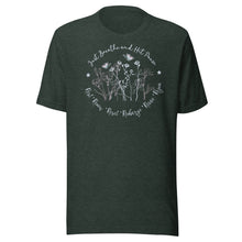 Load image into Gallery viewer, Breathe and Hit Pause (dark colors) Unisex t-shirt
