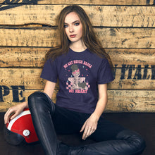 Load image into Gallery viewer, My Cat Never Broke My Heart Unisex t-shirt
