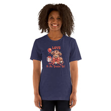 Load image into Gallery viewer, Love Is The Greatest Gift (highland cow) Unisex t-shirt
