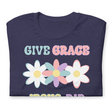 Load image into Gallery viewer, Give Grace Jesus Did (Retro) Unisex t-shirt
