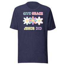 Load image into Gallery viewer, Give Grace Jesus Did (Retro) Unisex t-shirt
