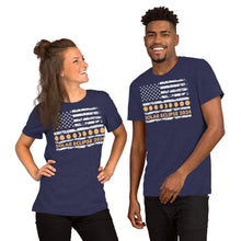 Load image into Gallery viewer, Total Solar Eclipse Horizontal Flag Unisex t-shirt
