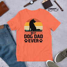 Load image into Gallery viewer, Best Dog Dad Ever Unisex t-shirt
