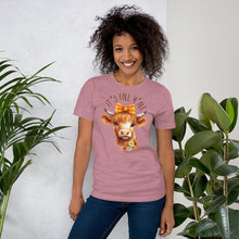 Load image into Gallery viewer, It&#39;s Fall Y&#39;All Highland Cow Unisex t-shirt (Lighter Colors)
