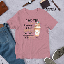 Load image into Gallery viewer, Coffee and Cats Unisex t-shirt
