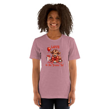 Load image into Gallery viewer, Love Is The Greatest Gift (highland cow) Unisex t-shirt
