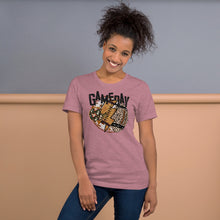 Load image into Gallery viewer, Gameday Leopard Football Unisex t-shirt
