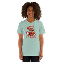 Load image into Gallery viewer, Love Is The Greatest Gift (highland cow) Unisex t-shirt

