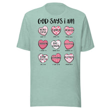 Load image into Gallery viewer, God Says I Am Unisex t-shirt
