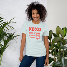 Load image into Gallery viewer, Hugs Wishes Sloppy Kisses Unisex t-shirt
