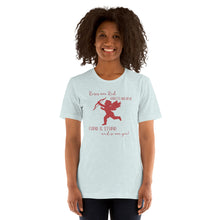 Load image into Gallery viewer, Roses Are Red Cupid Is Stupid Unisex t-shirt

