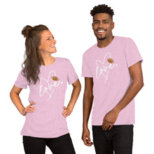 Load image into Gallery viewer, Love Heart Football Unisex t-shirt
