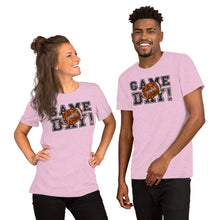 Load image into Gallery viewer, Game Day Black Glitter Unisex t-shirt
