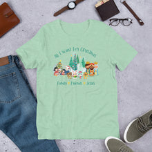 Load image into Gallery viewer, All I Want for Christmas Family*Friends*Jesus (Light Colors)Unisex t-shirt
