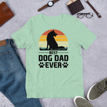 Load image into Gallery viewer, Best Dog Dad Ever Unisex t-shirt
