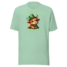 Load image into Gallery viewer, St Patrick&#39;s Cuddles And Highland Snuggles (Highland Cows) Unisex t-shirt
