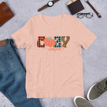 Load image into Gallery viewer, Plaid Cozy Season Unisex t-shirt

