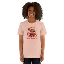 Load image into Gallery viewer, Love Is The Greatest Gift (highland cow) Unisex t-shirt
