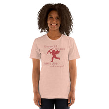 Load image into Gallery viewer, Roses Are Red Cupid Is Stupid Unisex t-shirt
