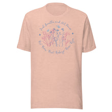 Load image into Gallery viewer, Breathe and Hit Pause (light colors) Unisex t-shirt
