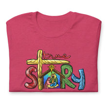 Load image into Gallery viewer, True Story Nativity Christmas Unisex t-shirt
