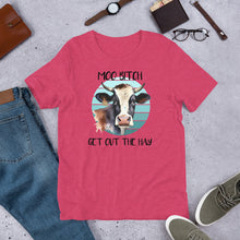 Load image into Gallery viewer, Moo B*tch Get Out of the Way Unisex t-shirt
