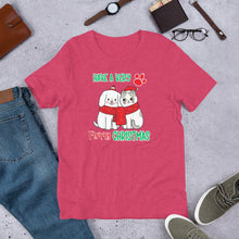 Load image into Gallery viewer, Have a Very Furry Christmas 2 Unisex t-shirt
