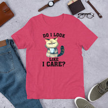 Load image into Gallery viewer, Do I Look Like I Care Unisex t-shirt

