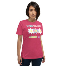 Load image into Gallery viewer, Give Grace Jesus Did (Retro) Unisex t-shirt
