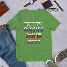 Load image into Gallery viewer, Dance Like Frosty Love Like Jesus Unisex t-shirt

