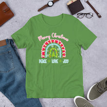 Load image into Gallery viewer, Merry Christmas Peace Live Joy Unisex t-shirt
