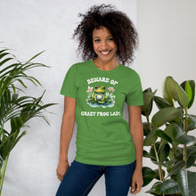Load image into Gallery viewer, Beware of Crazy Cat Lady Unisex t-shirt

