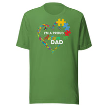 Load image into Gallery viewer, I’m A Proud Autism Dad Unisex t-shirt
