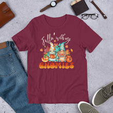 Load image into Gallery viewer, Fallin&#39; With My Gnomies Unisex t-shirt (Darker Colors)
