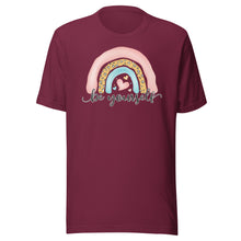 Load image into Gallery viewer, Be Yourself Pastel Rainbow Unisex t-shirt
