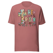Load image into Gallery viewer, He Is Risen (flowers) Unisex t-shirt
