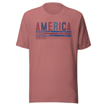 Load image into Gallery viewer, America Freedom Stars Independence Stripes Unisex t-shirt

