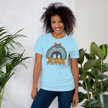 Load image into Gallery viewer, Jesus is the Reason for the Season Rainbow Unisex t-shirt
