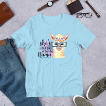 Load image into Gallery viewer, She’s a Bad Mama Llama Unisex t-shirt
