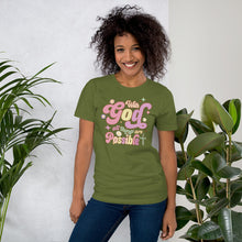 Load image into Gallery viewer, Inspirational Tee - With God All Things Are Possible (Crew Neck)
