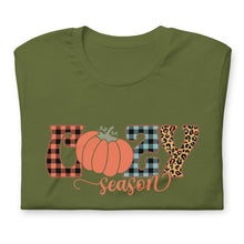 Load image into Gallery viewer, Plaid Cozy Season Unisex t-shirt

